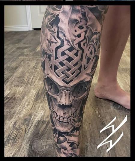 Tattoos - Walt Watts Skull - 140081
